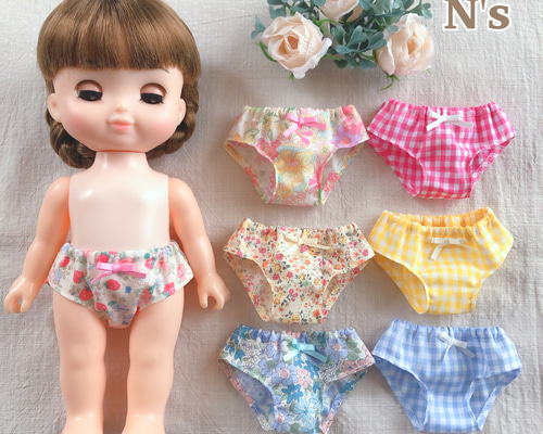 26cmドール用 下着2枚セット第④弾 ソランちゃん レミンちゃん メル