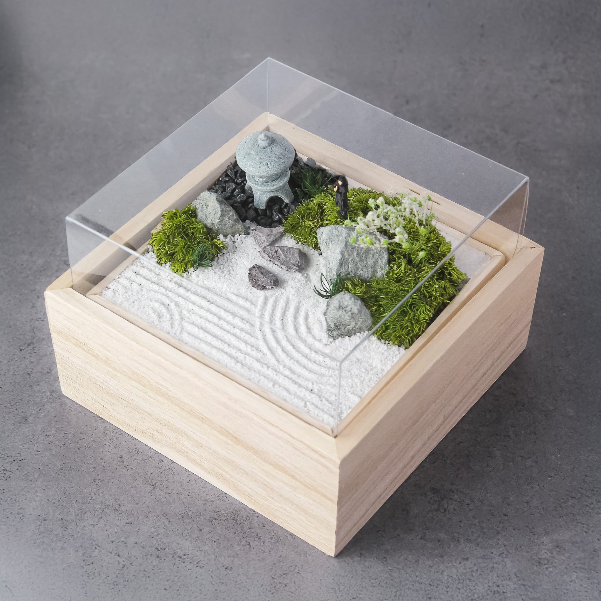 ‼︎大好評‼︎【侘び寂び、癒し】枯山水盆景