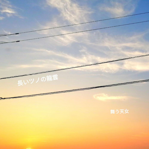 風水絵画＊神々の舞う奇跡の空〜龍と天女〜吉祥天 月 陰陽如意