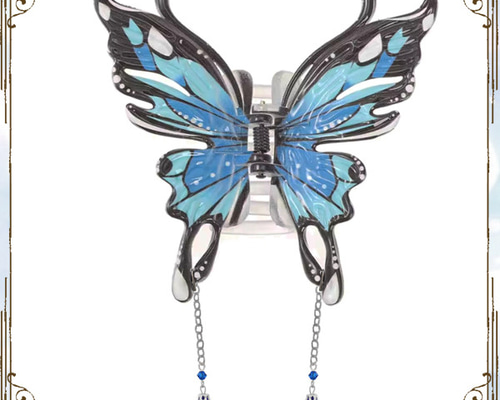 ALEXANDRE 蝶デザイン ヘアクリップ 65a328b5ff8d8ec62ca2c4df519078