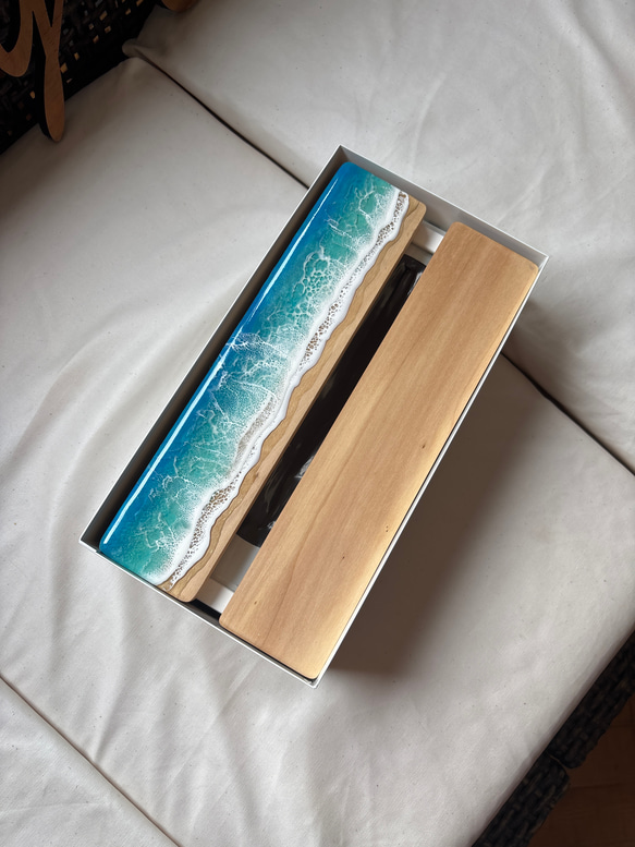 海のペーパータオルBOX【オーシャンアート】 その他インテリア