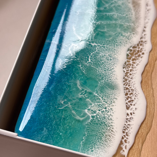 海のペーパータオルBOX【オーシャンアート】 その他インテリア雑貨