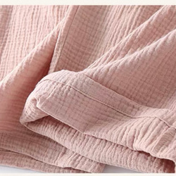 パジャマ 長袖レディース上下セット春秋ダブルガーゼ 春秋寝巻き 10枚目の画像