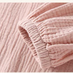 パジャマ 長袖レディース上下セット春秋ダブルガーゼ 春秋寝巻き 9枚目の画像