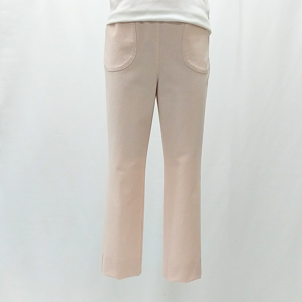 ストレートパンツ　総ゴム