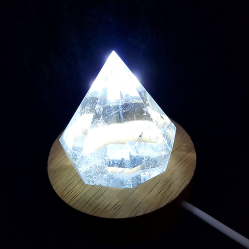 水晶ダイアモンドカット◇八面カット◇クリスタル◇置き石◇天然石