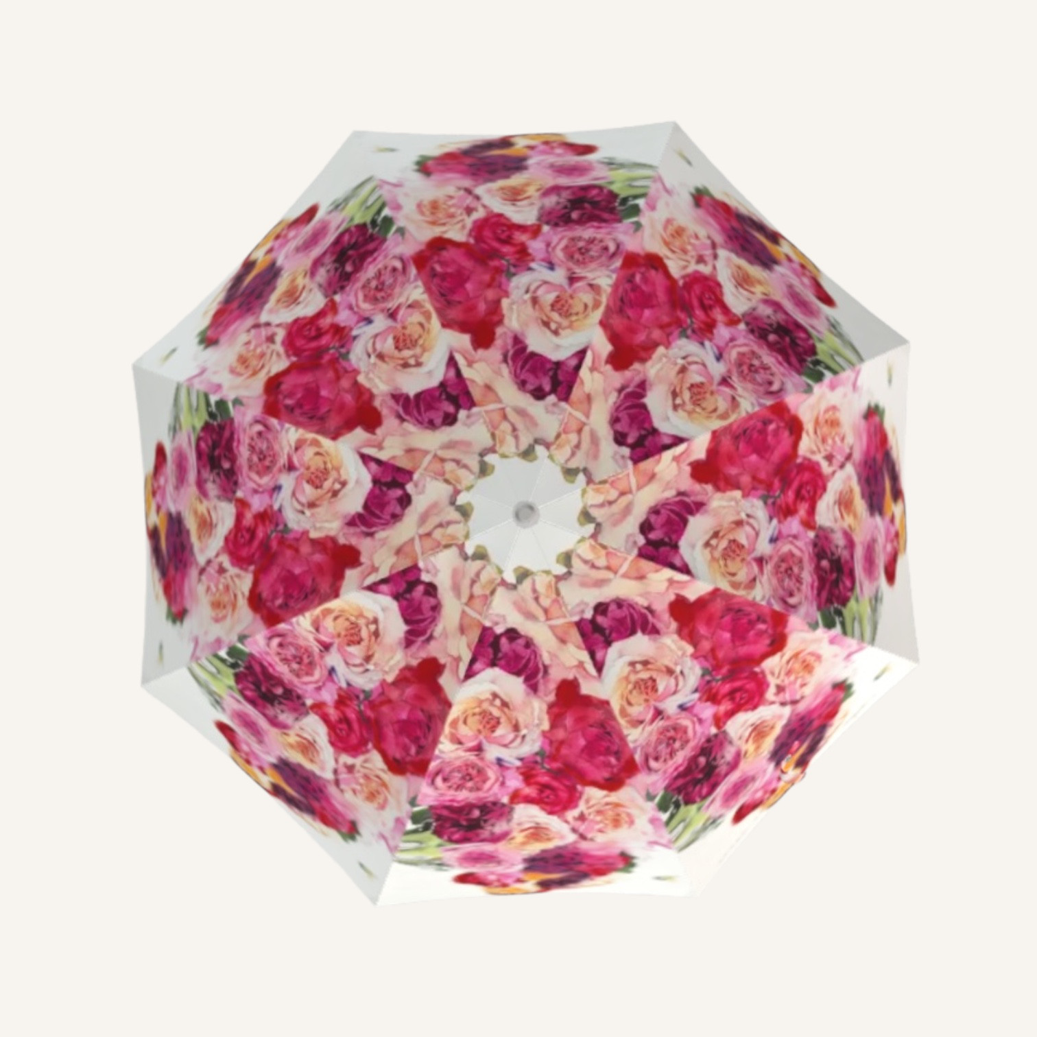 晴雨兼用傘　 雨傘　和薔薇と蜂　60cm