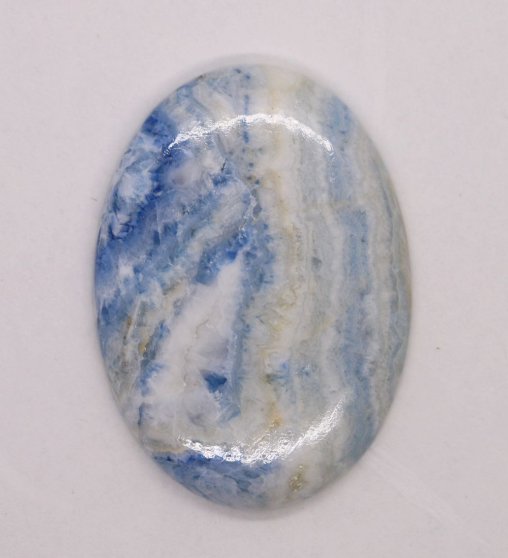 46.2ｃｔ　天然石　ブルーシーライト　オーバル　カボション 4,200円