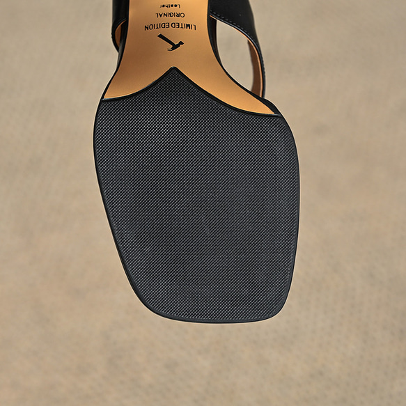 美脚効果抜群！チャンキーヒール厚底サンダル クロスストラップチャンキーヒール厚底サンダル サンダル ヒール 7.5cm 8枚目の画像