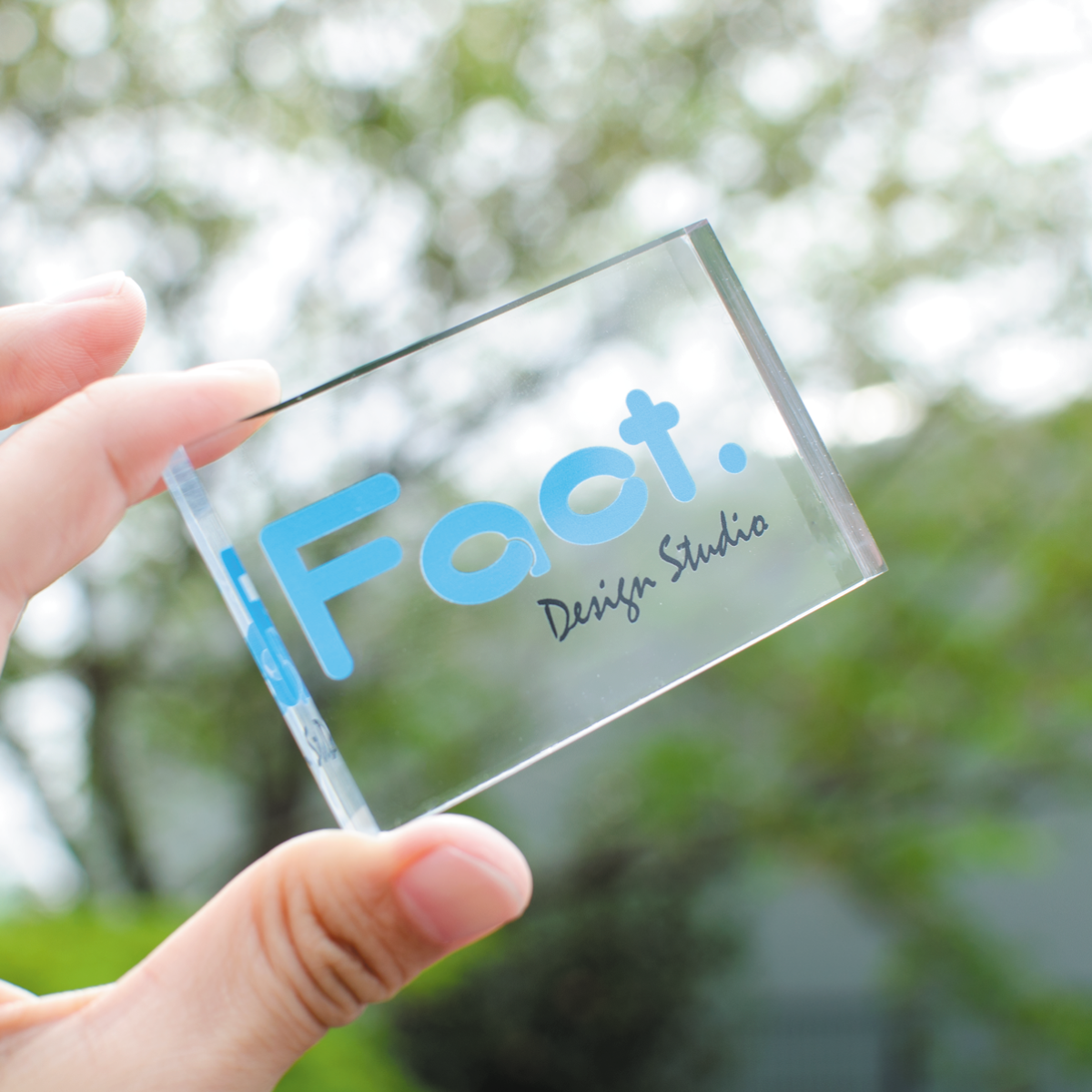 10mm厚アクリルショッププレート