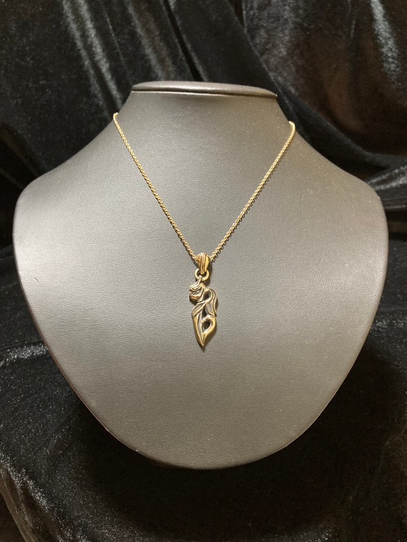 スケルトンSkullペンダント チェーン付き ネックレス・ペンダント  