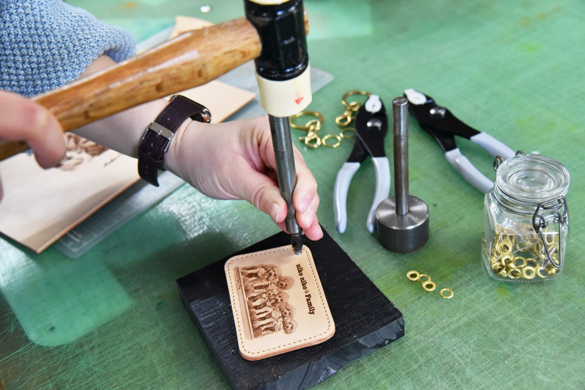【八幡帆布鞄】革と高島産帆布で作ったトートバッグ レッド　Lサイズ