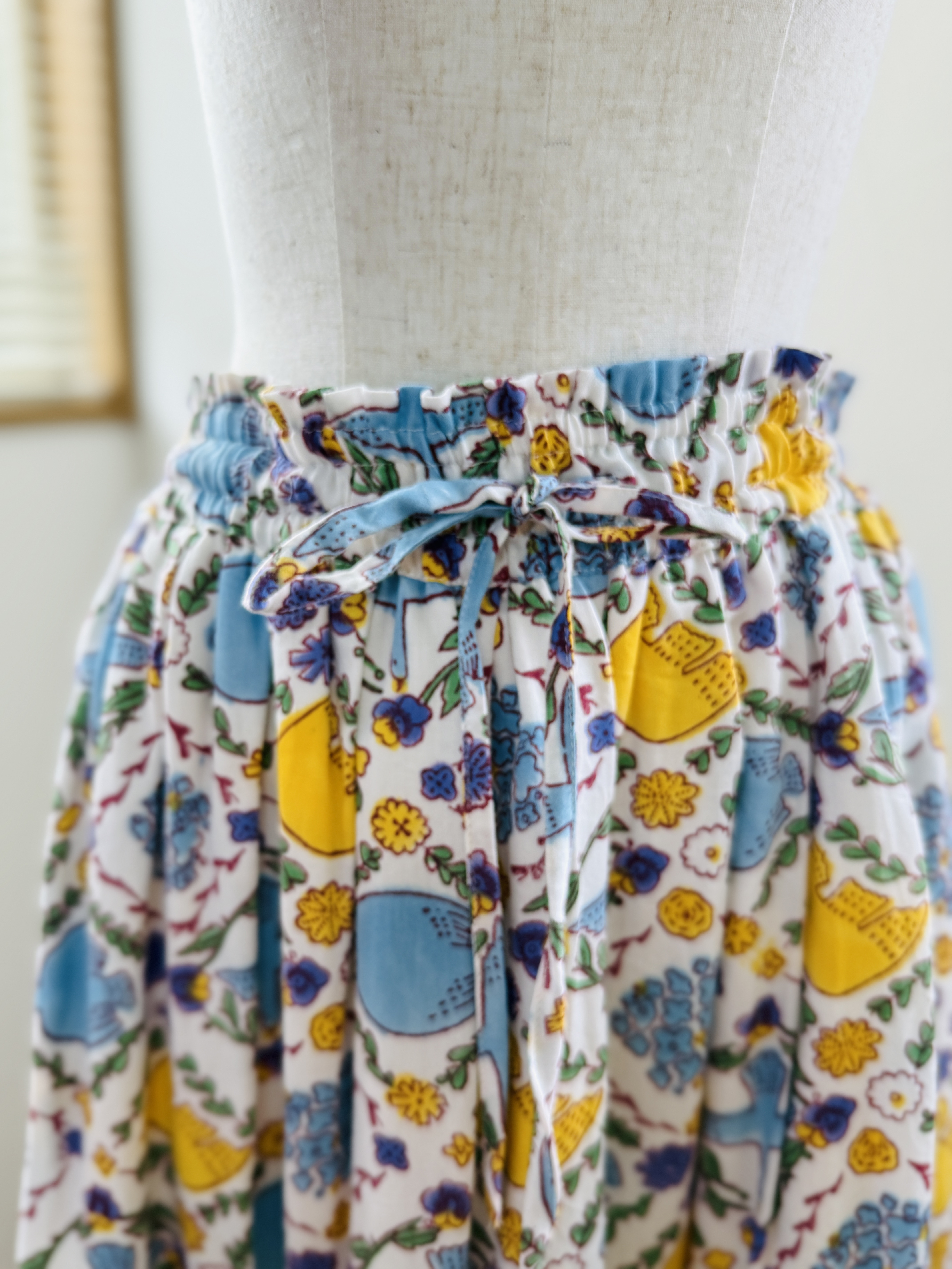 オーガニック・コットンの生地たっぷりスカート BIRD