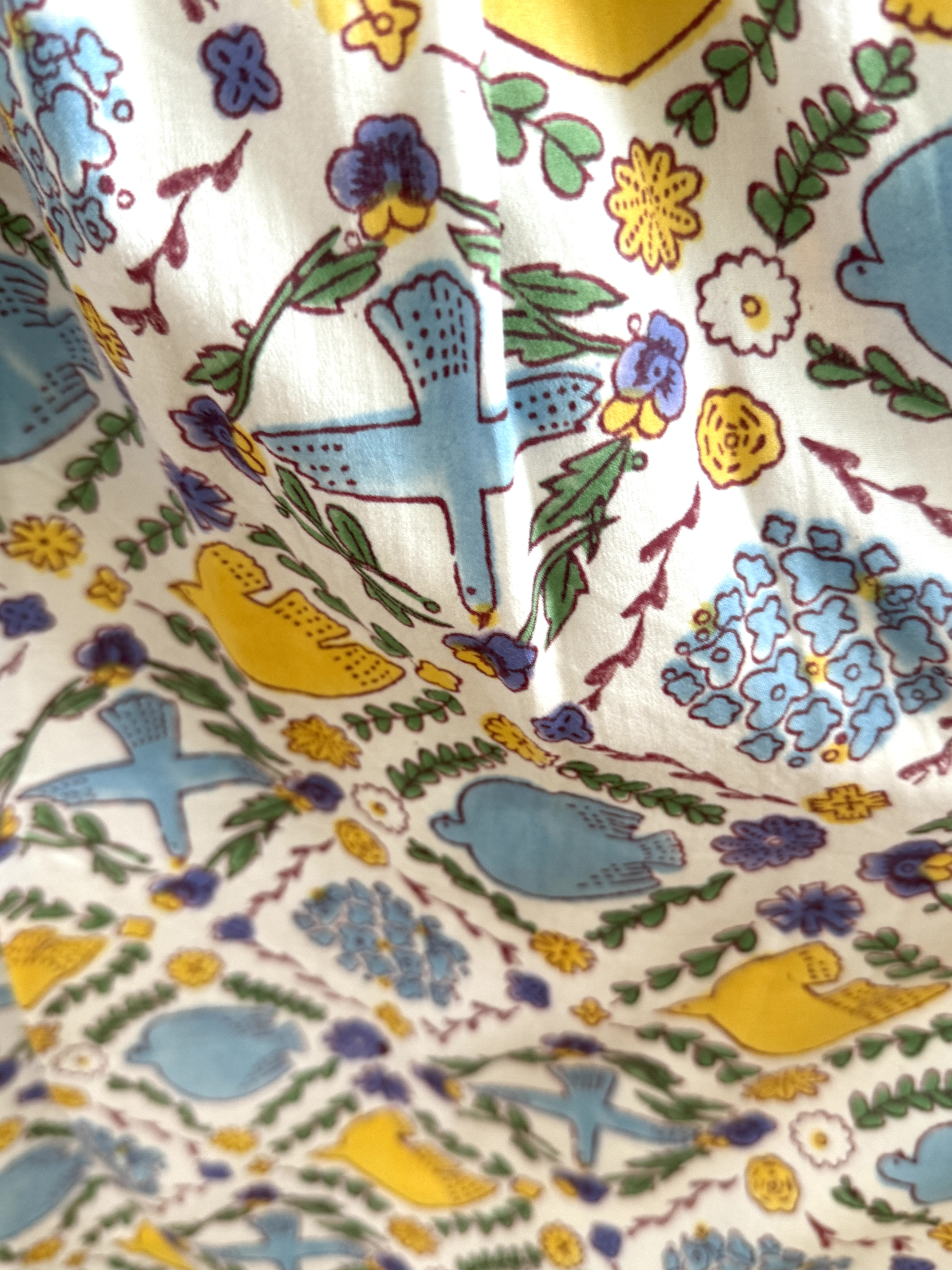 オーガニック・コットンの生地たっぷりスカート BIRD