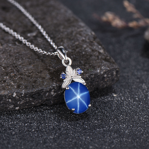 サファイアのネックレスたん！ Jewel closet by L&Co. 誕生石 ネックレス 9月 サファイア