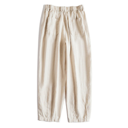 9分丈リネンパンツ　ゴムウエストリネンパンツ　5色　M-Lサイズ　L636 19枚目の画像