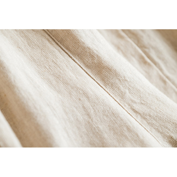 9分丈リネンパンツ　ゴムウエストリネンパンツ　5色　M-Lサイズ　L636 10枚目の画像