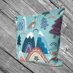 森林靠墊 2025 森林與動物圖案 - 檜木香 - 第4張的照片