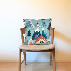 森林靠墊 2025 森林與動物圖案 - 檜木香 - 第3張的照片