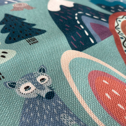 森林靠墊 2025 森林與動物圖案 - 檜木香 - 第7張的照片