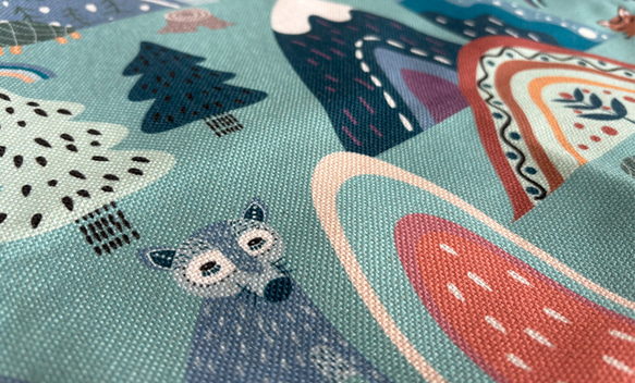 森林靠墊 2025 森林與動物圖案 - 檜木香 - 第7張的照片