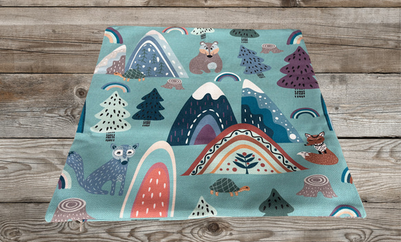 森林靠墊 2025 森林與動物圖案 - 檜木香 - 第6張的照片