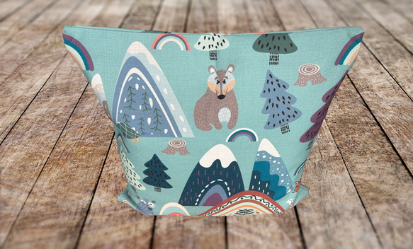 森林靠墊 2025 森林與動物圖案 - 檜木香 - 第9張的照片