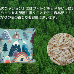 森林靠墊 2025 森林與動物圖案 - 檜木香 - 第11張的照片
