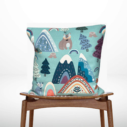 森林靠墊 2025 森林與動物圖案 - 檜木香 - 第1張的照片