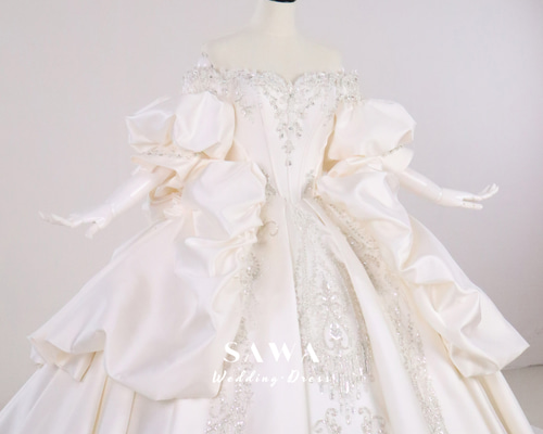 激安 オフホワイト プリンセスライン ラッフルスカート