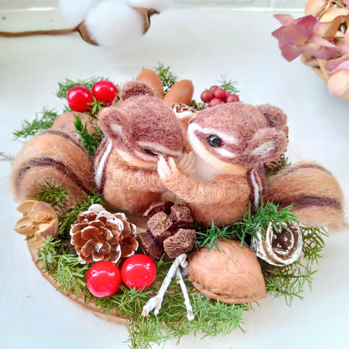 送料無料】❀双子のしまりす❀【ギフトにも最適 ラッピング無料