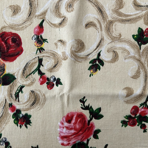 フランスアンティーク　花冠 フランスアンティーク カルトナージュボックス 布花 フランス