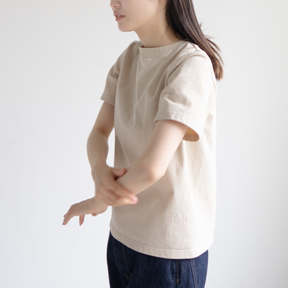 pablo cotton/center back tshirt /vintagelace/size1・2 1枚目の画像