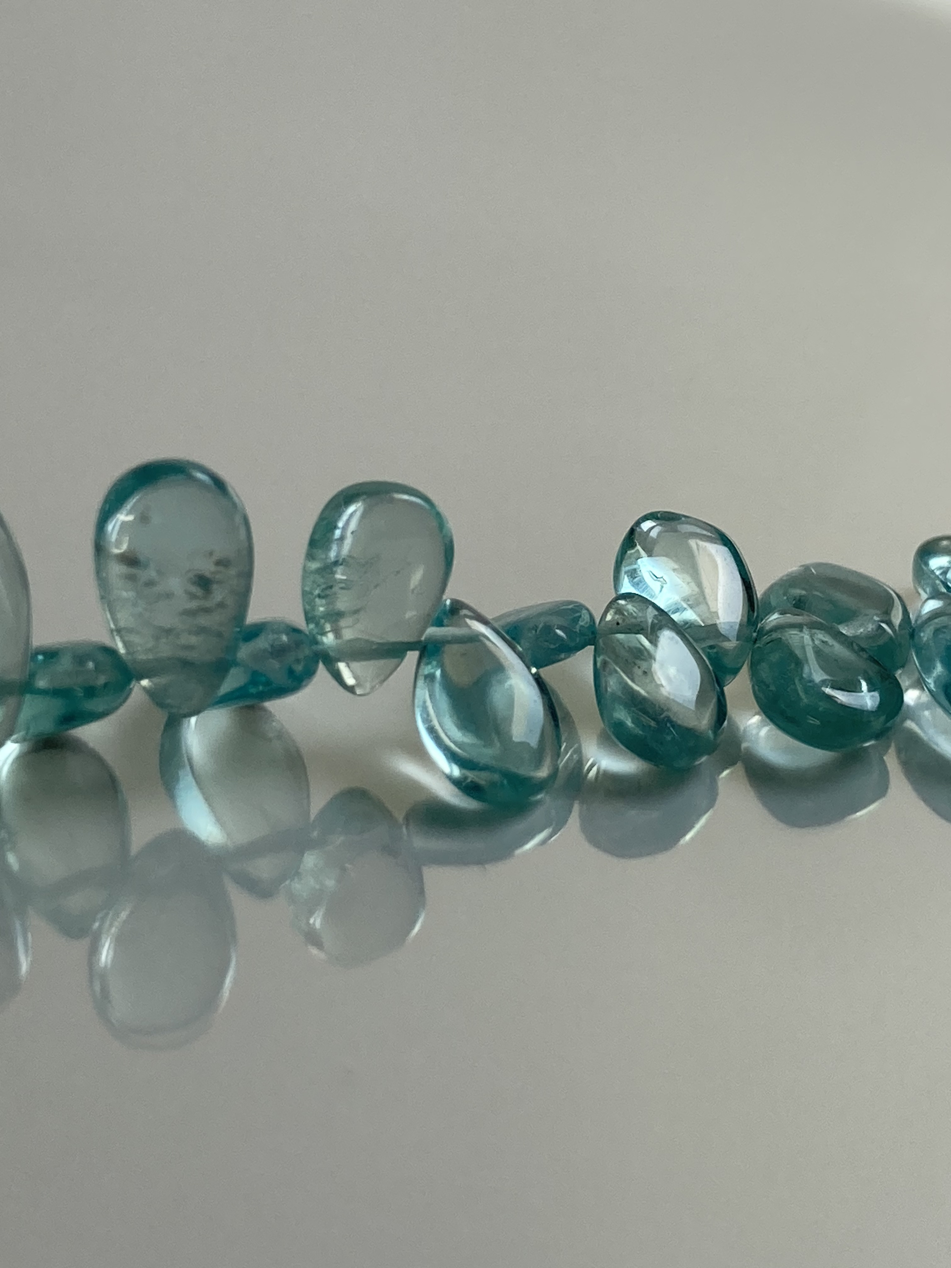 お得なセット 涼やかに波間に溶ける青 14kgfアクアブルーのアパタイトピアス、ネックレス ひんやりセット2025