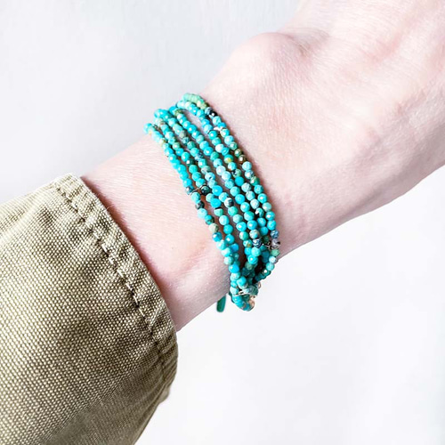 ターコイズビーズバングル CHROME HEARTS】ターコイズブレスレット