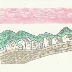 小さな額絵・里の風景/920 2枚目の画像