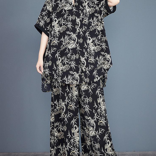 大きいサイズ レディース セットアップ パンツ 春夏 秋 新品