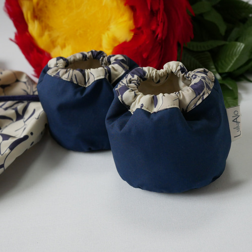 ウリウリケース ネイビー×アイボリー フラダンス 楽器ケース その他