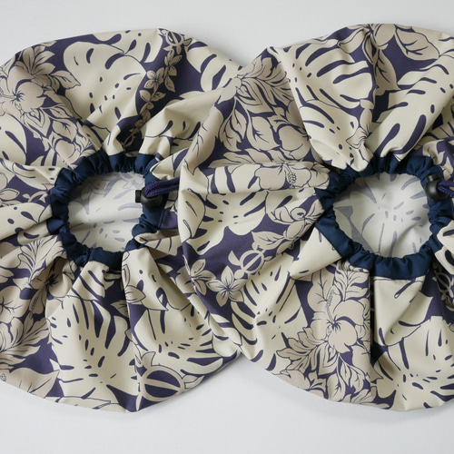 ウリウリケース ネイビー×アイボリー フラダンス 楽器ケース その他