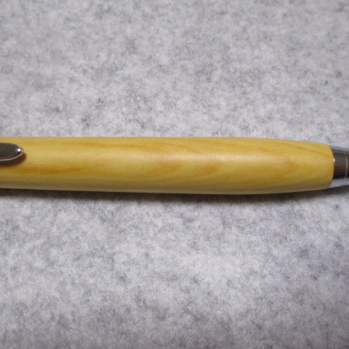 御蔵島柘植 椿油仕上げ 木軸ボールペン(シャープペンシル) ペン・筆記