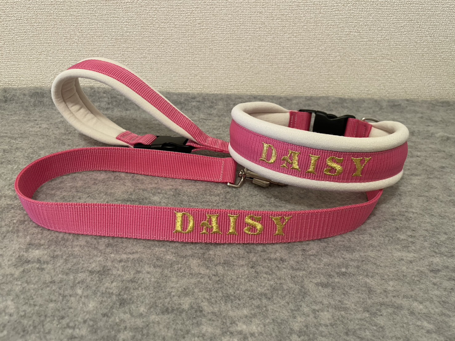 クッションカラー＆リードセット（バックルタイプ）　ウエット生地