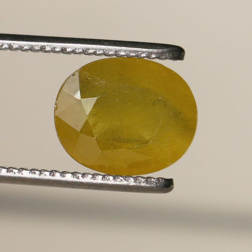 4.8ct 天然石 イエローサファイア オーバル ルース 天然石