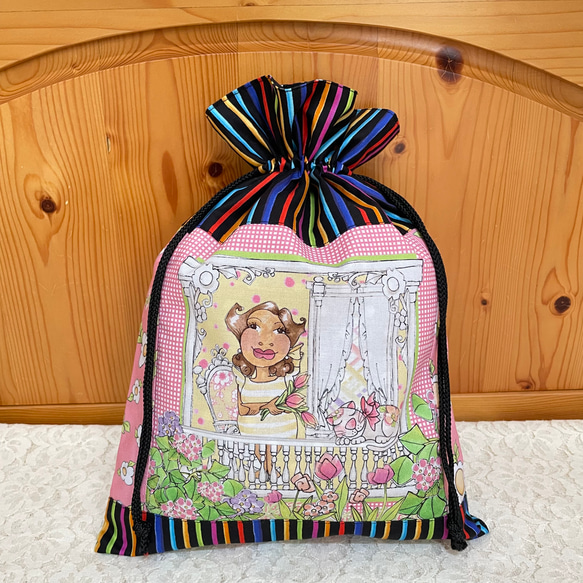 専用★ロラライハリス♡ぷっくり巾着バッグ＆ぺたんこ巾着バッグ 専用☆ロラライハリス♡ぷっくり巾着バッグ＆ぺたんこ巾着バッグ