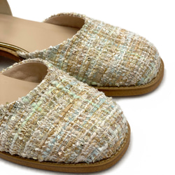 セパレートシューズ ベージュツィード XS20cm~LL25.5cm 4枚目の画像