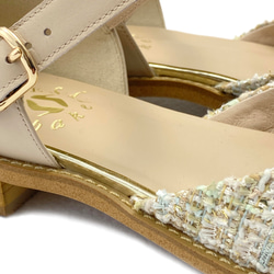 セパレートシューズ ベージュツィード XS20cm~LL25.5cm 5枚目の画像