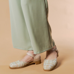 セパレートシューズ ベージュツィード XS20cm~LL25.5cm 2枚目の画像