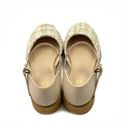 セパレートシューズ ベージュツィード XS20cm~LL25.5cm 9枚目の画像