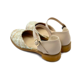 セパレートシューズ ベージュツィード XS20cm~LL25.5cm 7枚目の画像