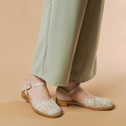 セパレートシューズ ベージュツィード XS20cm~LL25.5cm 6枚目の画像