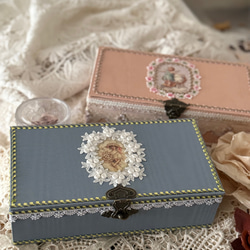 貴婦人のカルトナージュボックス　(ケースロック付き) 貴婦人のカルトナージュボックス(ケースロック付き) その他インテリア